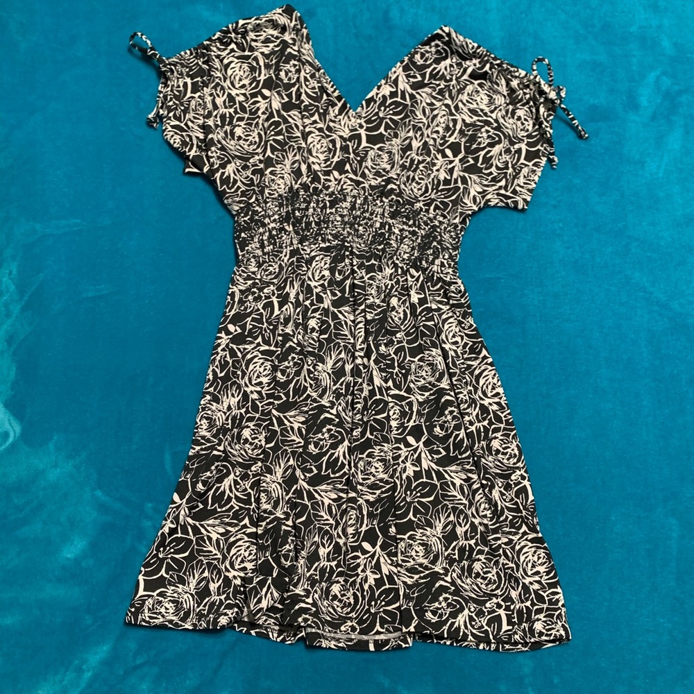 Black and white dress